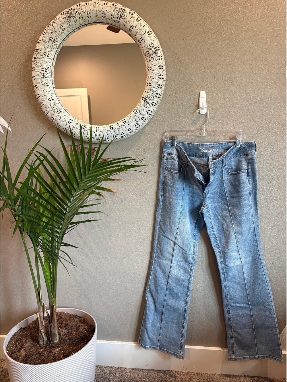 No Boundaries Light Blue Bootcut Jeans